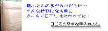 お手入れ方法